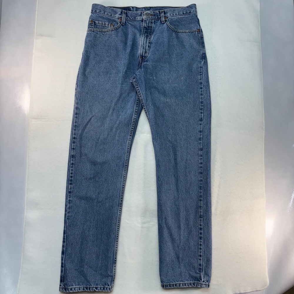 Vintage Levis 505 Regular Fit‎ Straight Mens Jeans Blue Denim 34x32 00505-4891